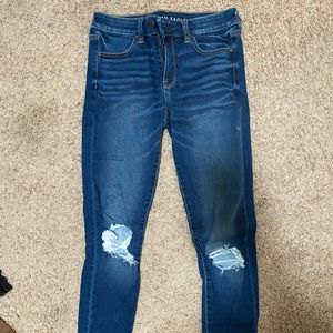 American eagle skinny jegging size 8 extra long